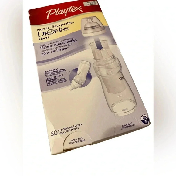 Playtex Drop-Ins Liners 50 Ct 8-10 oz - Picture 2 of 5